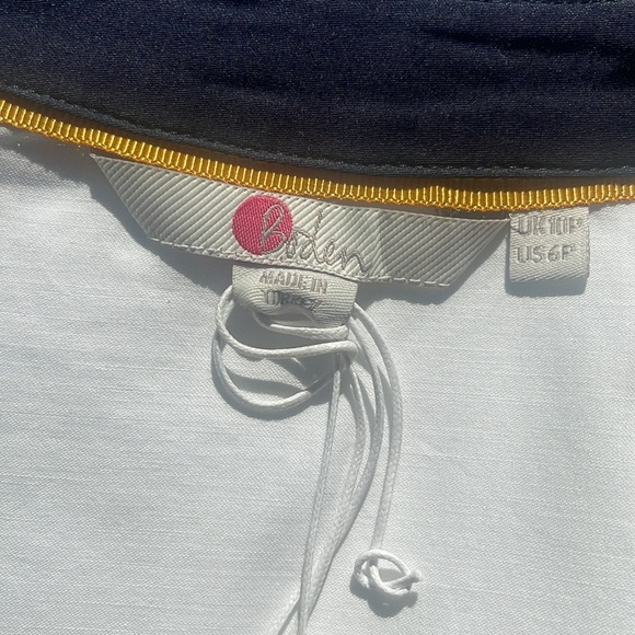 Boden Color Block Button down Midi Shirt Dress - Picture 4 of 5